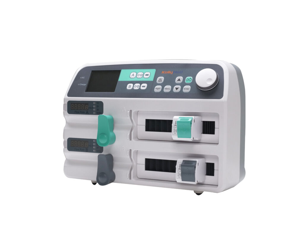 KL-702 Medical syringe pump Dual Channel Syringe Pump Portable Syringe Pump