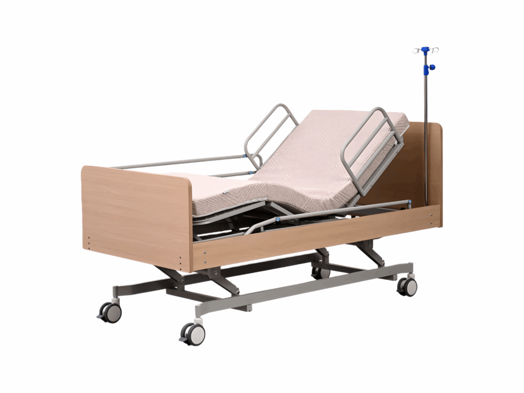 Easy-to-detach five-function nursing bed | Repumed