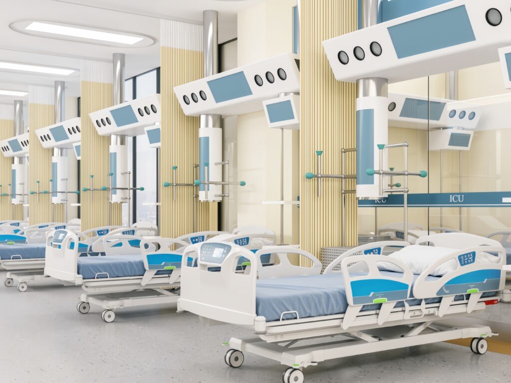 ICU hospital bed