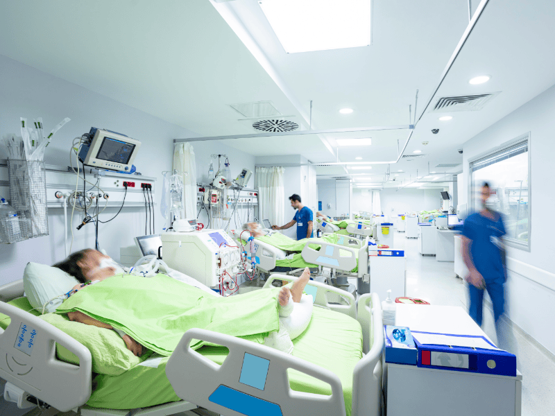 hospital bed